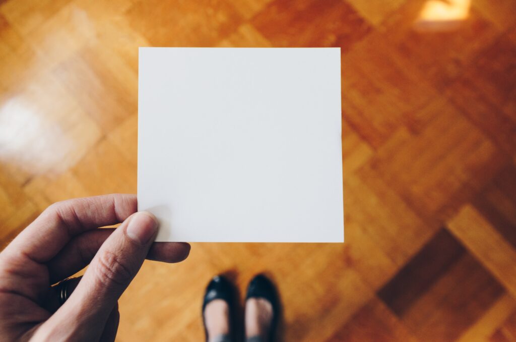 Small White Paper